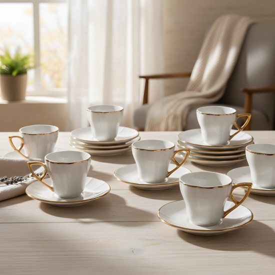 Coffee Cup Set 12 Pieces